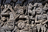 Candi Panataran - Main Temple. Ramayana relief. 